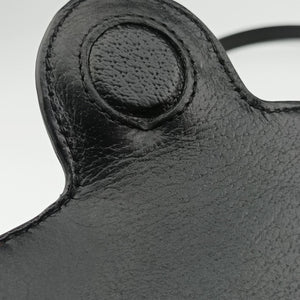 Pre-owned Gucci Horsebit 1955 Black Leather 732314 shoulderbag | stylenewstar