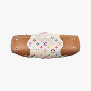 Vintage Louis Vuitton JUDY MM white Monogram Multicolor M40255 shoulderbag | stylenewstar