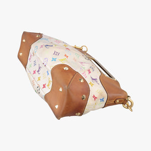 Vintage Louis Vuitton JUDY MM white Monogram Multicolor M40255 shoulderbag | stylenewstar