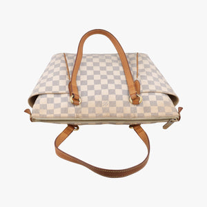 Vintage Louis Vuitton TOTALLY MM AZUR Damier Canvas N51262 shoulderbag | stylenewstar