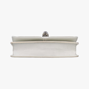 Pre-owned Yves Saint Laurent KATE White Leather 452159 shoulderbag | stylenewstar