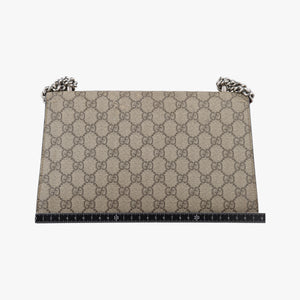 Pre-owned Gucci Dionysus beige×red PVC coated canvas× suede 400249 shoulderbag | stylenewstar