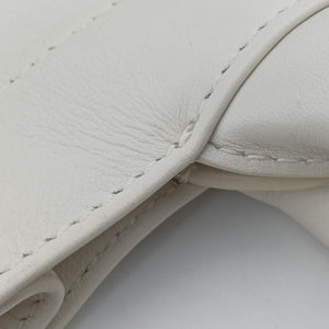Pre-owned Christian Dior BOOK TOTE White Leather handbag | stylenewstar