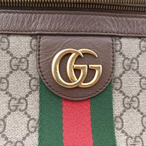 Pre-owned Gucci Ophidia Beige PVC coated canvas×leather 547934 shoulderbag | stylenewstar