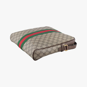 Pre-owned Gucci Ophidia Beige PVC coated canvas×leather 547934 shoulderbag | stylenewstar