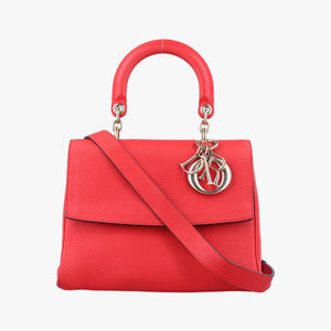 Pre-owned Christian Dior Be Dior Red Leather shoulderbag | stylenewstar