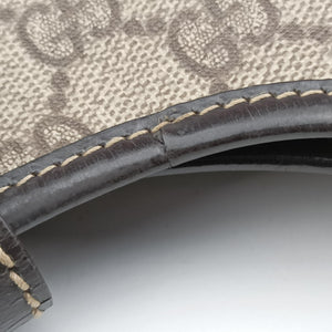 Pre-owned Gucci Jackie Brown PVC coated canvas×Leather 203495 handbag | stylenewstar