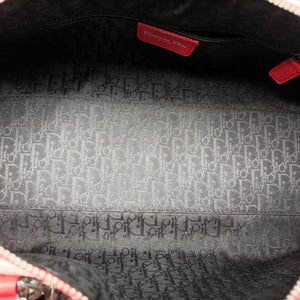 Pre-owned Christian Dior Hardcore White canvas×Leather handbag | stylenewstar