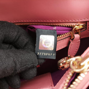 Pre-owned Bvlgari Serpenti Forever Pink leather shoulderbag | stylenewstar