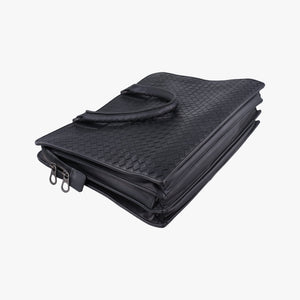 Vintage Bottega Veneta Intrecciato Black lambskin handbag | stylenewstar