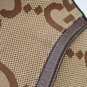 Secondhand Gucci Jumbo GG Messenger Brown canvas×leather 675891 shoulderbag | stylenewstar