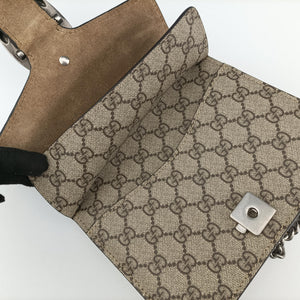Secondhand Gucci Dionysus Beige×Brown PVC coated canvas × suede 421970 shoulderbag | stylenewstar