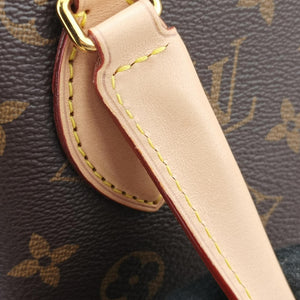 Pre-owned Louis Vuitton Rivoli MM Brown Monogram Canvas M44546 handbag | stylenewstar