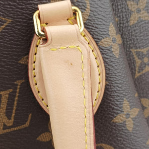 Pre-owned Louis Vuitton Rivoli MM Brown Monogram Canvas M44546 handbag | stylenewstar