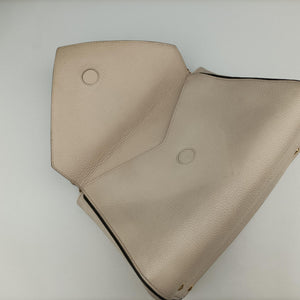 Pre-owned Louis Vuitton Double V Bag Brown × Creme Monogram Canvas × Grained Leather M54155 shoulderbag | stylenewstar