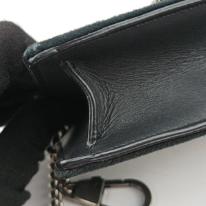 Pre-owned Gucci Dionysus Black velour×Leather 476432 shoulderbag | stylenewstar