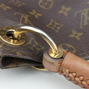 Pre-owned Louis Vuitton ARTSY MM Brown Monogram Canvas M40249 handbag | stylenewstar