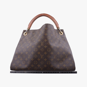 Pre-owned Louis Vuitton ARTSY MM Brown Monogram Canvas M40249 handbag | stylenewstar