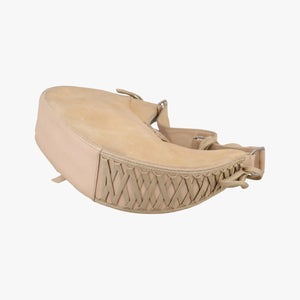 Pre-owned Christian Dior Admit It Beige suede shoulderbag | stylenewstar