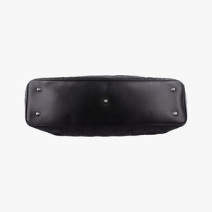 Pre-owned Christian Dior Lady Dior Black lambskin shoulderbag | stylenewstar