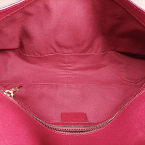 Pre-owned Gucci Horsebit Pink canvas×Leather 114915 shoulderbag | stylenewstar