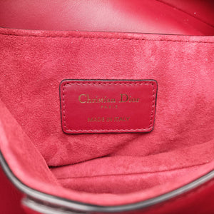 Pre-owned Christian Dior Saddle Red Leather handbag | stylenewstar