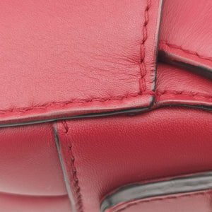 Pre-owned Christian Dior Saddle Red Leather handbag | stylenewstar