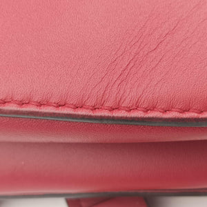 Pre-owned Christian Dior Saddle Red Leather handbag | stylenewstar