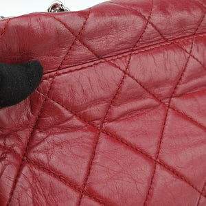 Pre-owned Chanel 2.55East West Red Leather A37691 shoulderbag | stylenewstar