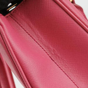 Pre-owned Prada Galleria Pink SAFFIANO Leather BN1786 shoulderbag | stylenewstar