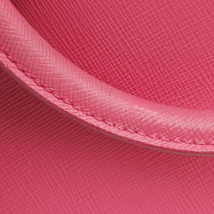 Pre-owned Prada Galleria Pink SAFFIANO Leather BN1786 shoulderbag | stylenewstar