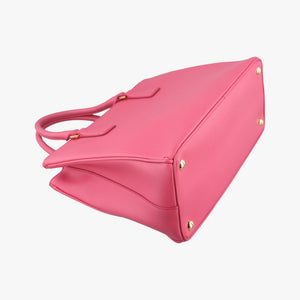 Pre-owned Prada Galleria Pink SAFFIANO Leather BN1786 shoulderbag | stylenewstar