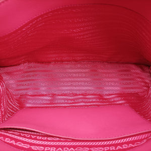 Pre-owned Prada Galleria Pink SAFFIANO Leather BN1786 shoulderbag | stylenewstar