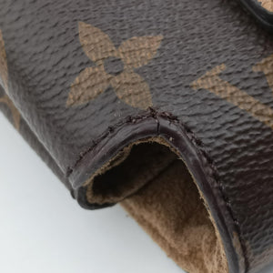 Pre-owned Louis Vuitton MARIGNAN brown×SESAME Monogram Canvas×calf leather M44257 shoulderbag | stylenewstar