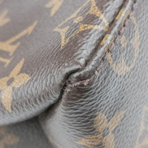 Pre-owned Louis Vuitton MARIGNAN brown×SESAME Monogram Canvas×calf leather M44257 shoulderbag | stylenewstar