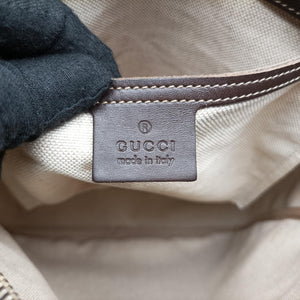 Pre-owned Gucci GG Imprime Messenger Beige×Brown PVC coated canvas×Leather 201448 shoulderbag | stylenewstar
