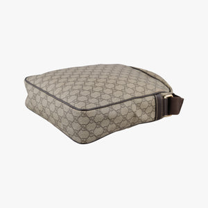 Pre-owned Gucci GG Imprime Messenger Beige×Brown PVC coated canvas×Leather 201448 shoulderbag | stylenewstar
