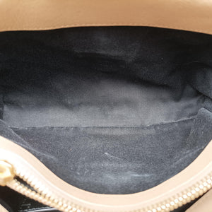 Pre-owned Yves Saint Laurent COLLEGE Beige Leather 600279 shoulderbag | stylenewstar
