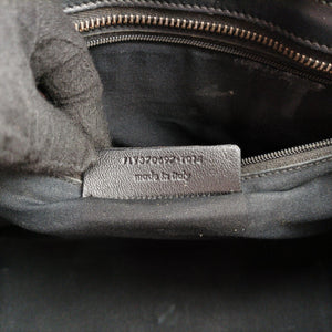 Pre-owned Yves Saint Laurent Y Ligne Petit Cabas Black Leather 370697 shoulderbag | stylenewstar