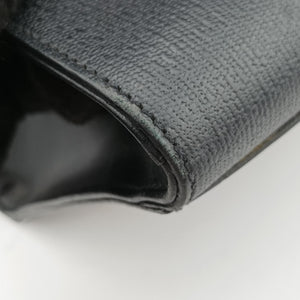 Pre-owned Yves Saint Laurent Y Ligne Petit Cabas Black Leather 370697 shoulderbag | stylenewstar