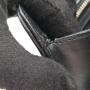 Pre-owned Yves Saint Laurent Y Ligne Petit Cabas Black Leather 370697 shoulderbag | stylenewstar