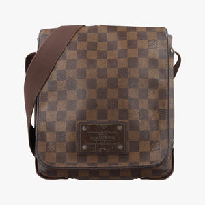 Pre-owned Louis Vuitton BROOKLYN PM EBENE Damier Canvas N51210 shoulderbag | stylenewstar