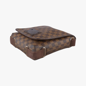 Pre-owned Louis Vuitton BROOKLYN PM EBENE Damier Canvas N51210 shoulderbag | stylenewstar