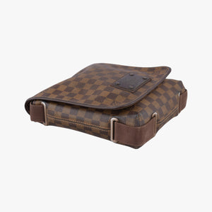 Pre-owned Louis Vuitton BROOKLYN PM EBENE Damier Canvas N51210 shoulderbag | stylenewstar