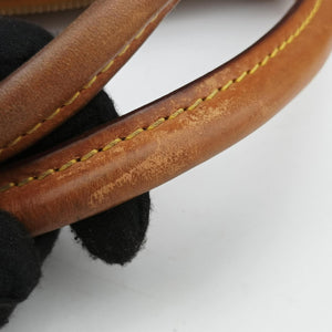 Pre-owned Louis Vuitton PALLAS brown×SAFRAN Monogram Canvas×calf leather M40929 shoulderbag | stylenewstar