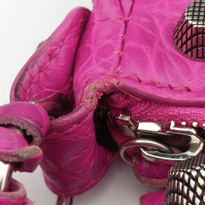 Pre-owned Balenciaga Le Cagole Pink Leather shoulderbag | stylenewstar