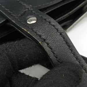 Pre-owned Gucci belt buckle GG pattern Grey Canvas×Leather 107756 handbag | stylenewstar
