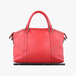 Pre-owned Gucci charm dome Red Leather 341503 shoulderbag | stylenewstar