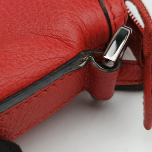 Pre-owned Gucci charm dome Red Leather 341503 shoulderbag | stylenewstar