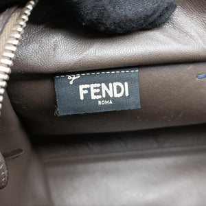 Pre-owned Fendi Trois Jours Navy Leather 8BH279 shoulderbag | stylenewstar